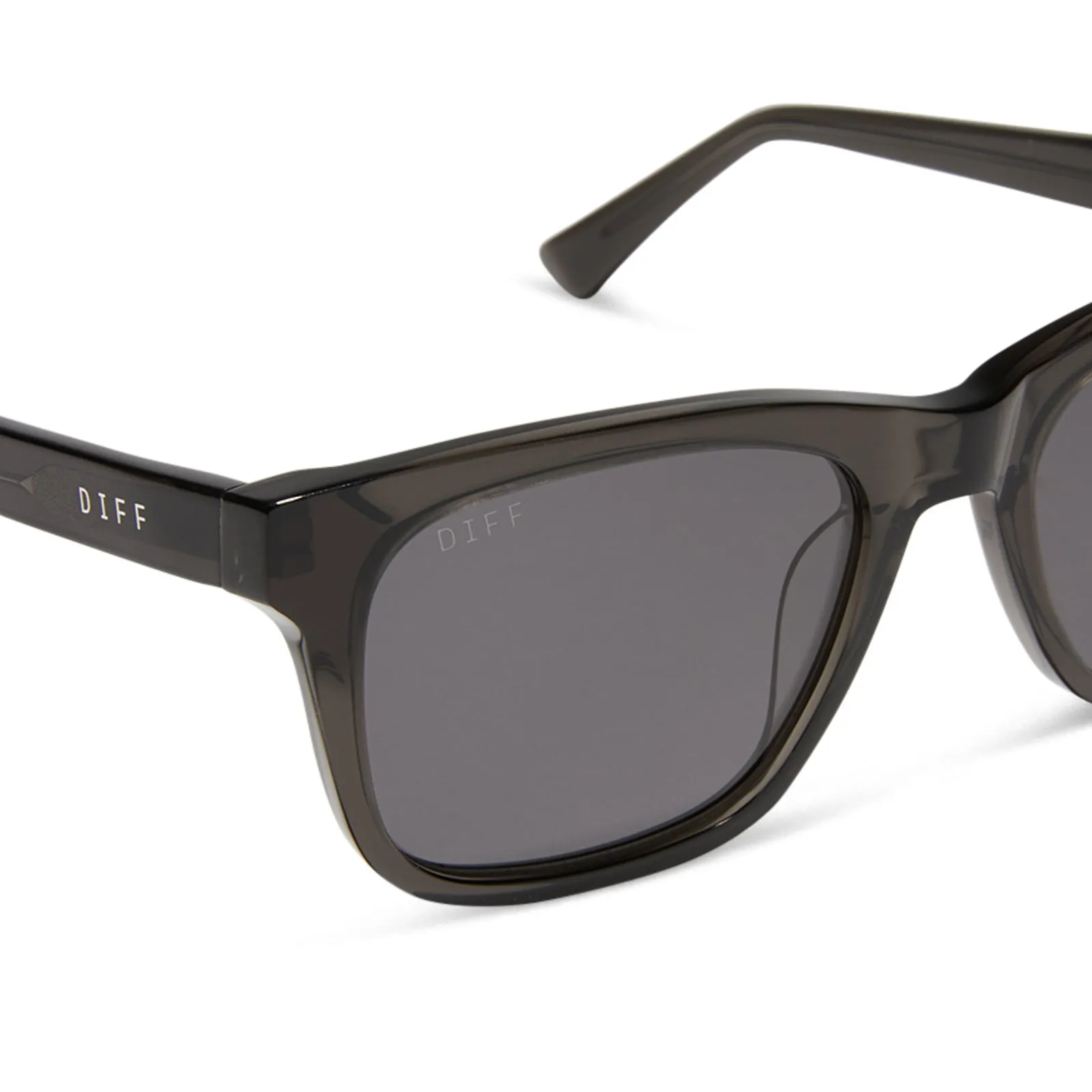 WESLEY - BLACK SMOKE CRYSTAL   GREY   POLARIZED SUNGLASSES