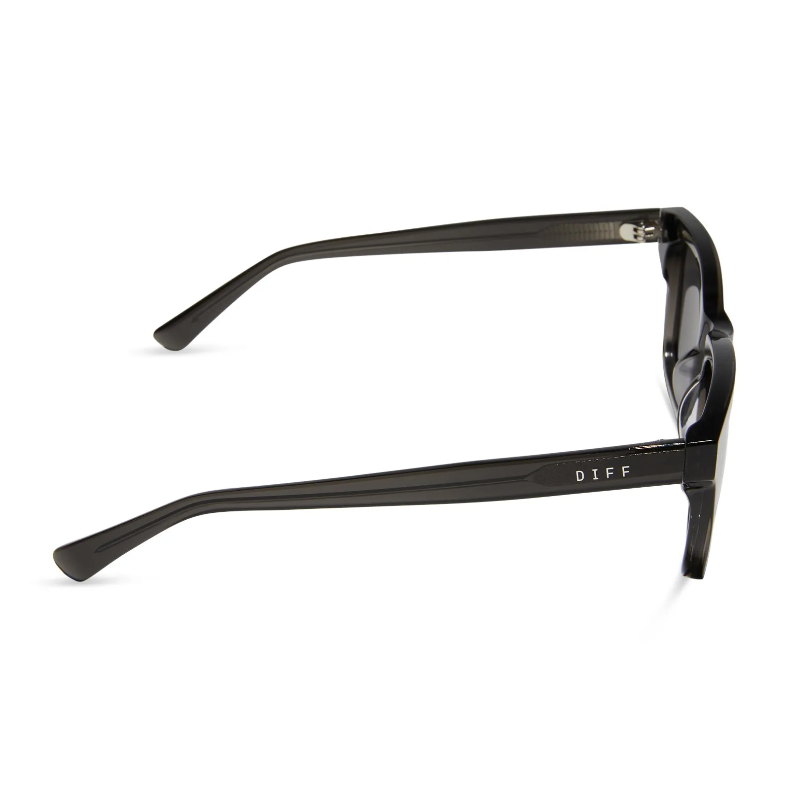 WESLEY - BLACK SMOKE CRYSTAL   GREY   POLARIZED SUNGLASSES