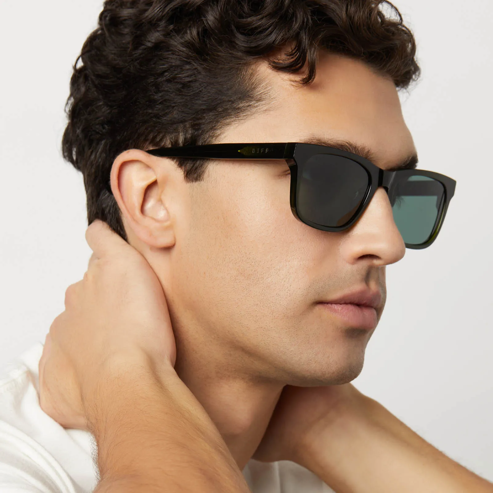 WESLEY - DARK OLIVE CRYSTAL   G15   POLARIZED SUNGLASSES