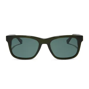 WESLEY - DARK OLIVE CRYSTAL   G15   POLARIZED SUNGLASSES