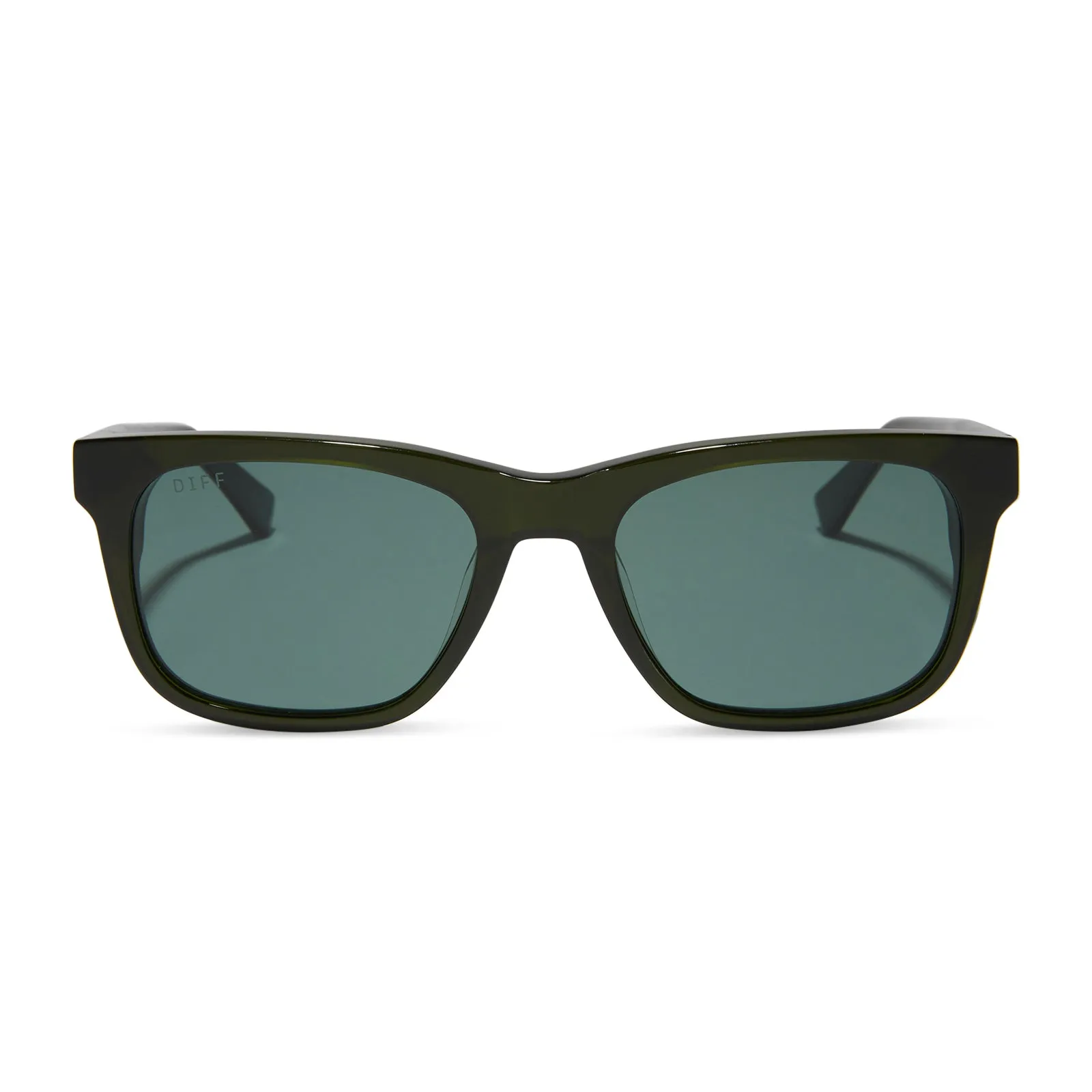 WESLEY - DARK OLIVE CRYSTAL   G15   POLARIZED SUNGLASSES