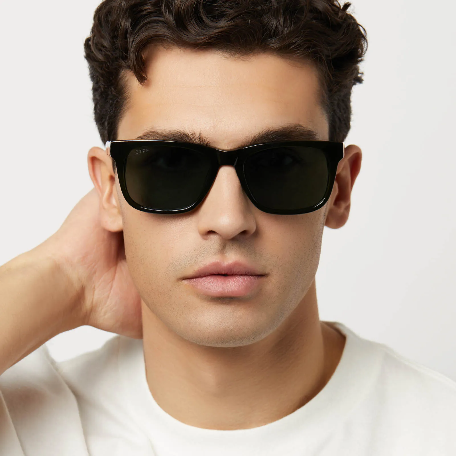 WESLEY - DARK OLIVE CRYSTAL   G15   POLARIZED SUNGLASSES