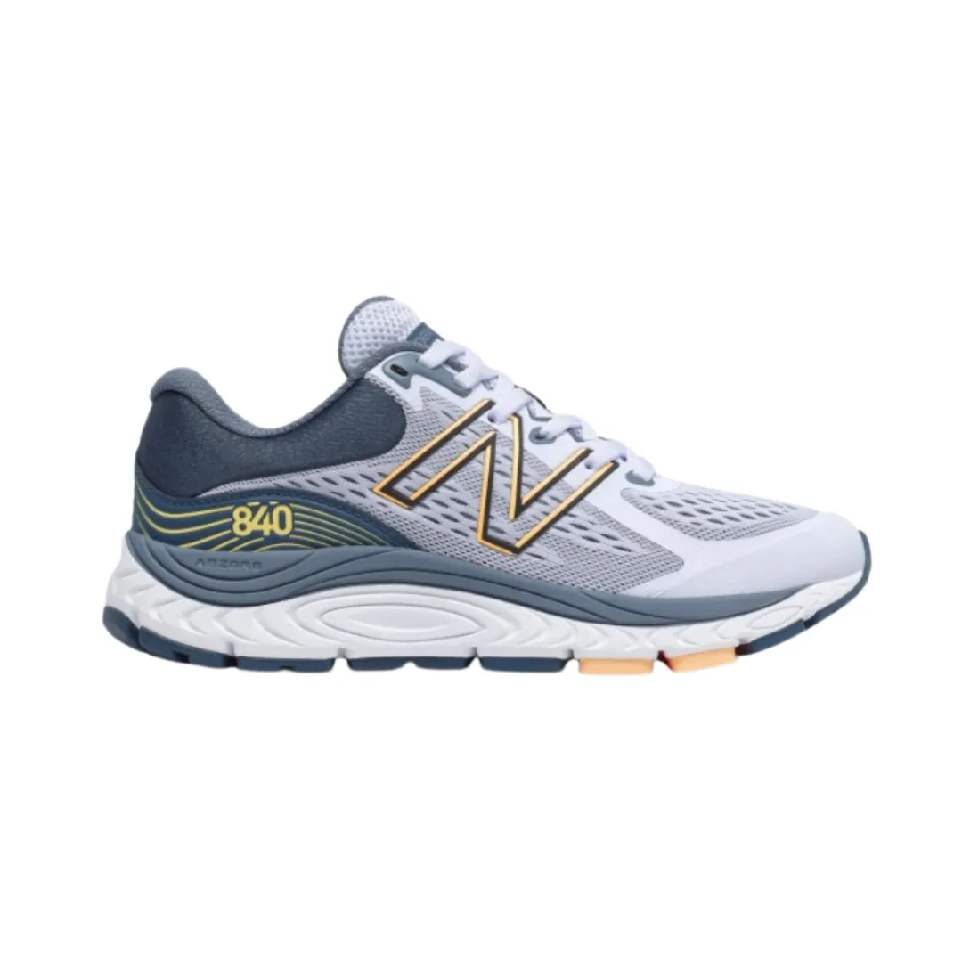 Women's 840v5 - Silent Grey with Light Mango (B Width)