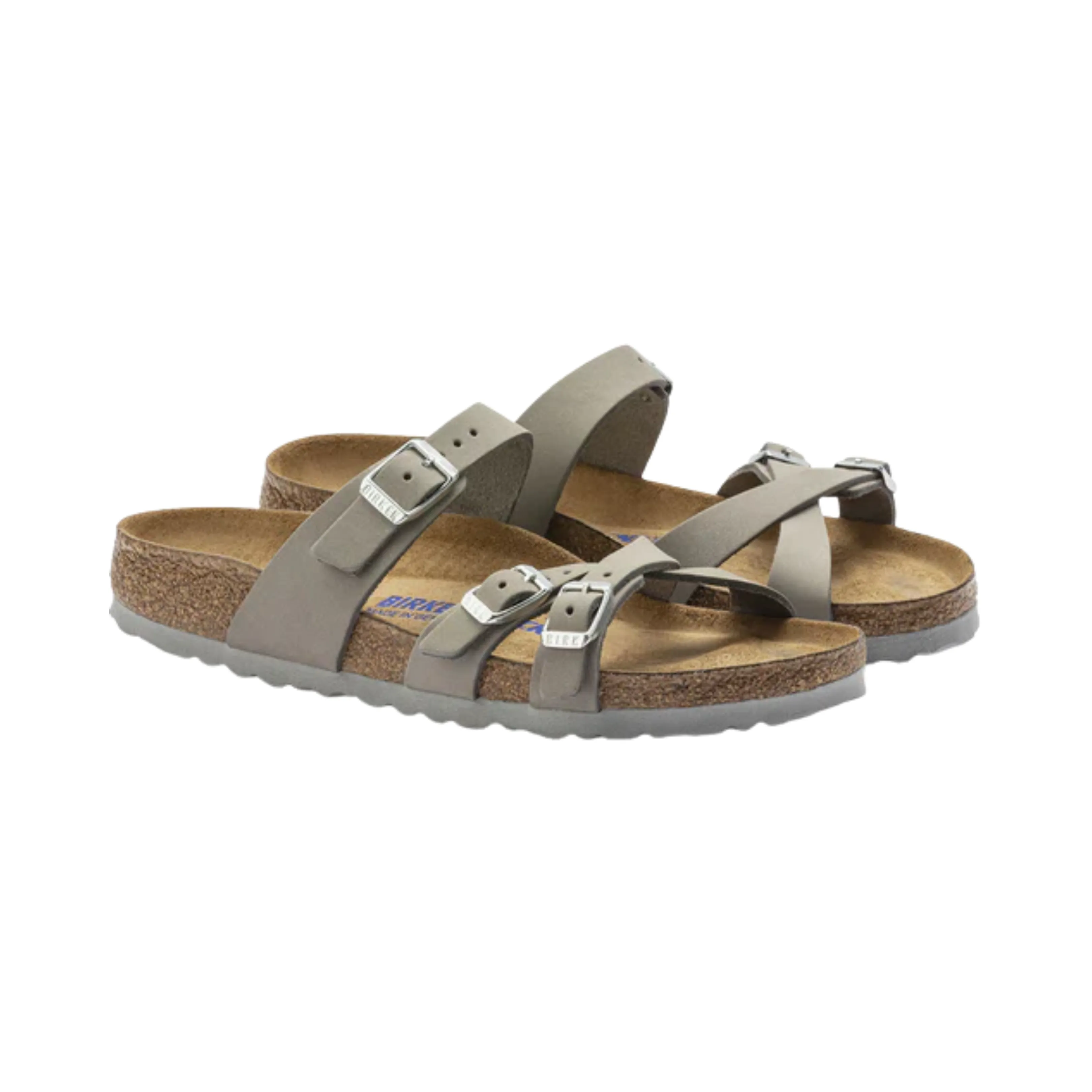 Women's Franca Soft Footbed (Nubuck Leather) - Dove Grey