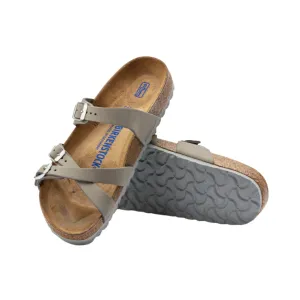 Women's Franca Soft Footbed (Nubuck Leather) - Dove Grey