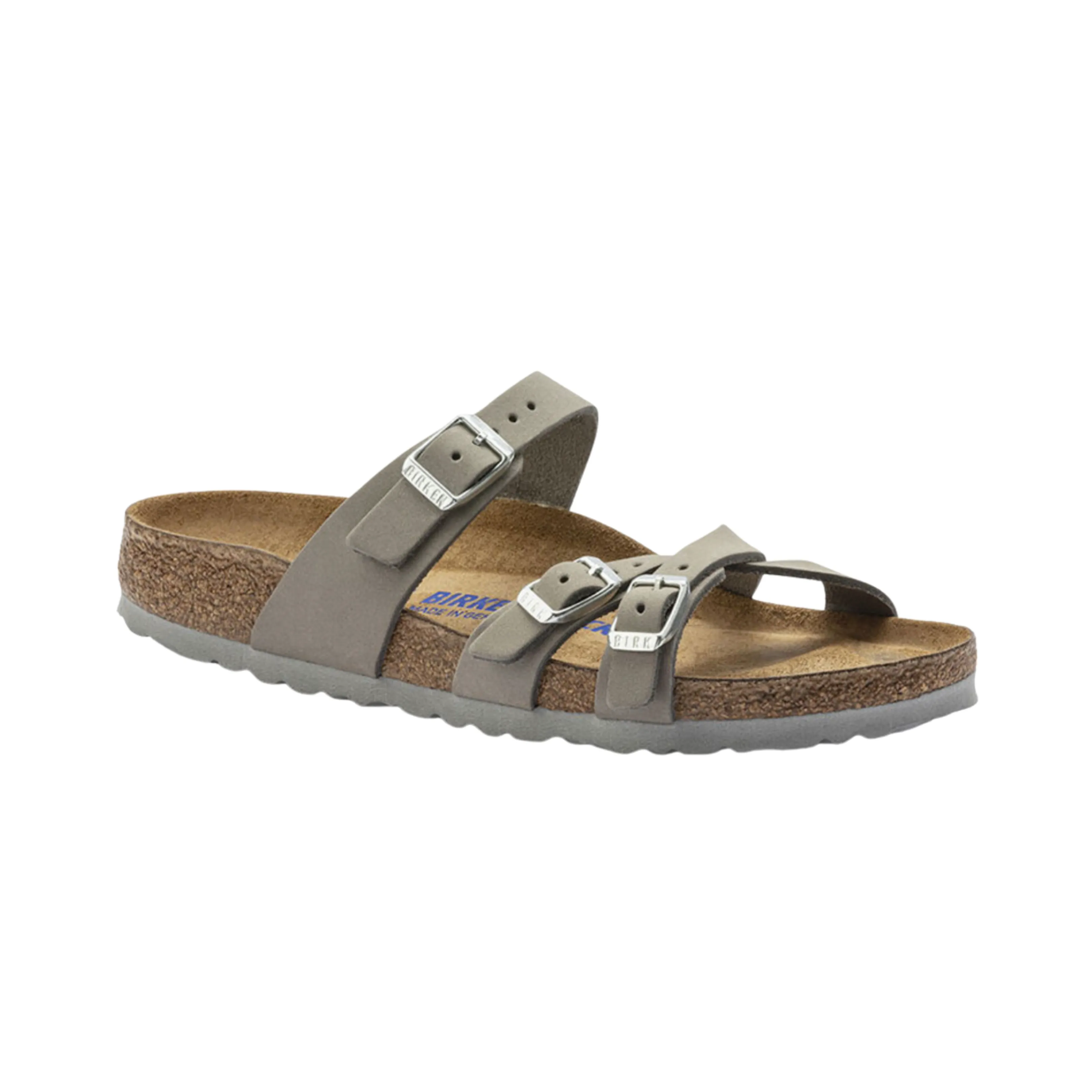 Women's Franca Soft Footbed (Nubuck Leather) - Dove Grey