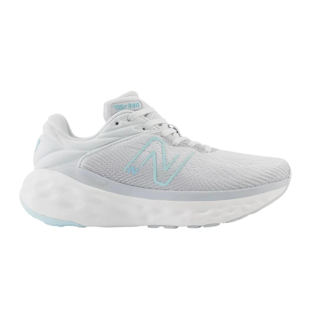 Women's Fresh Foam x 840v1 - Quartz Grey with Virtual Blue and Bright Cyan (B Width)
